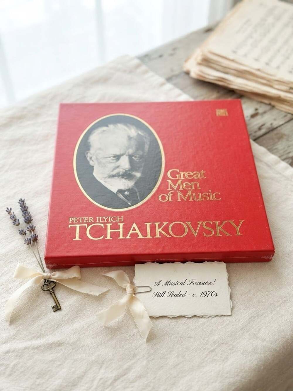 Time Life Records Great Men of Music Peter Ilyich Tchaikovsky 4-LP Vinyl Box Set